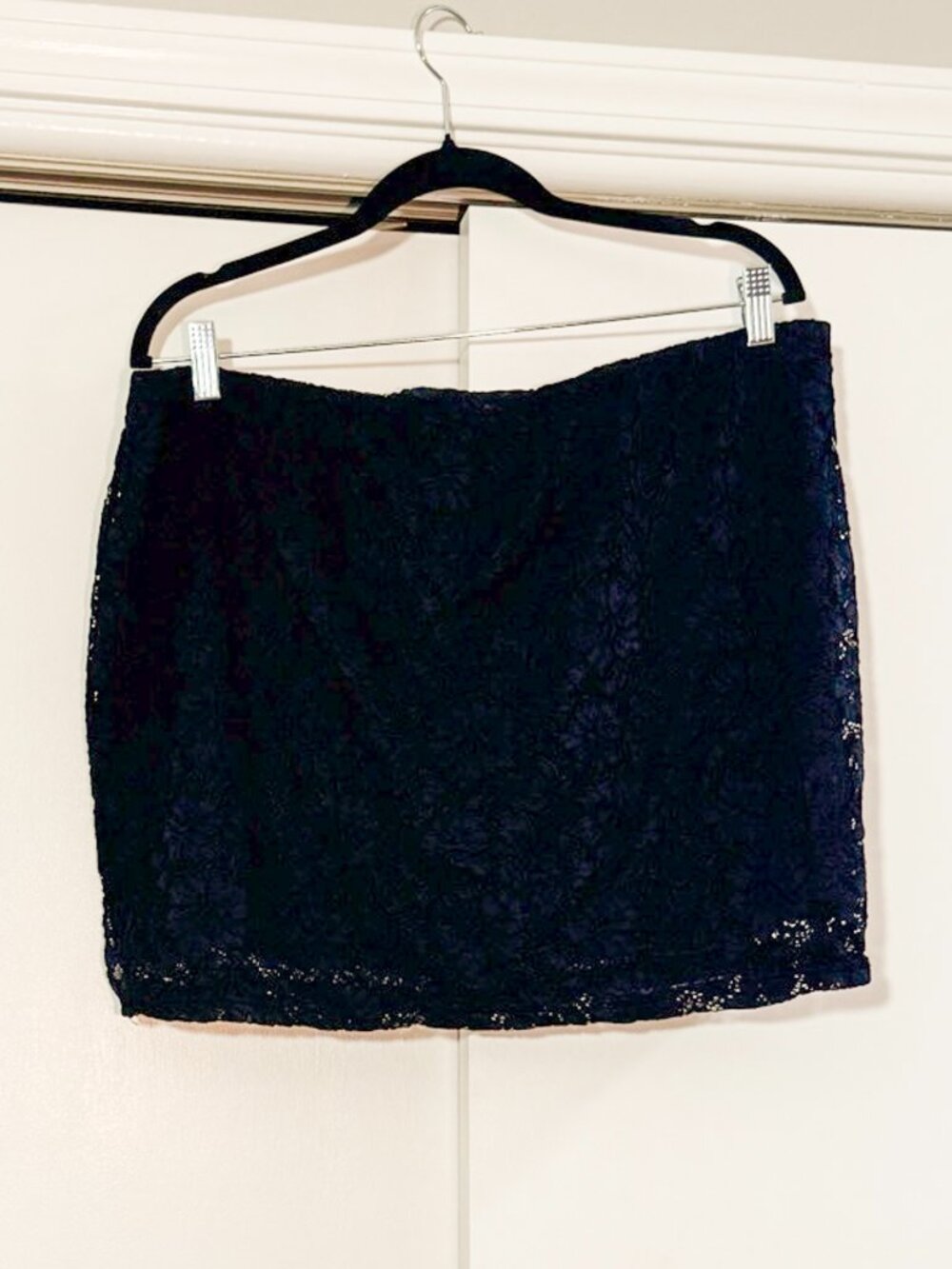 Shein Curve Black Lace Skort